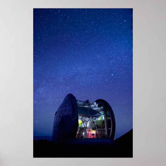 Poster Observatoire Cal Tech Submillimètre | Hawaï (Devant)