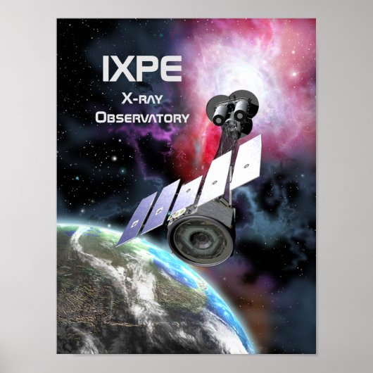 Poster Observatoire de rayons X IXPE (Devant)