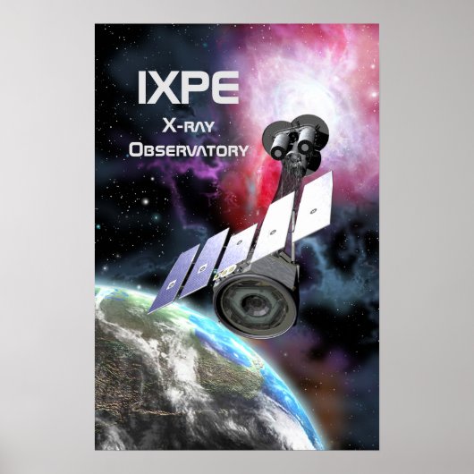 Poster Observatoire de rayons X IXPE (Devant)
