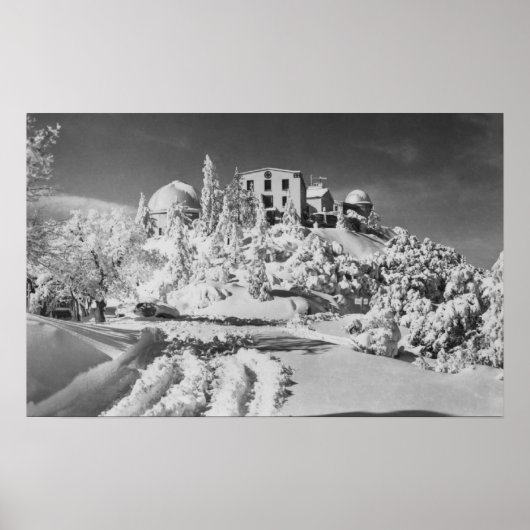 Poster Observatoire Mount Hamilton, Californie Lick (Devant)