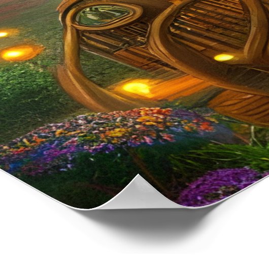 Poster Observatoire Steampunk Treehouse (Coin)