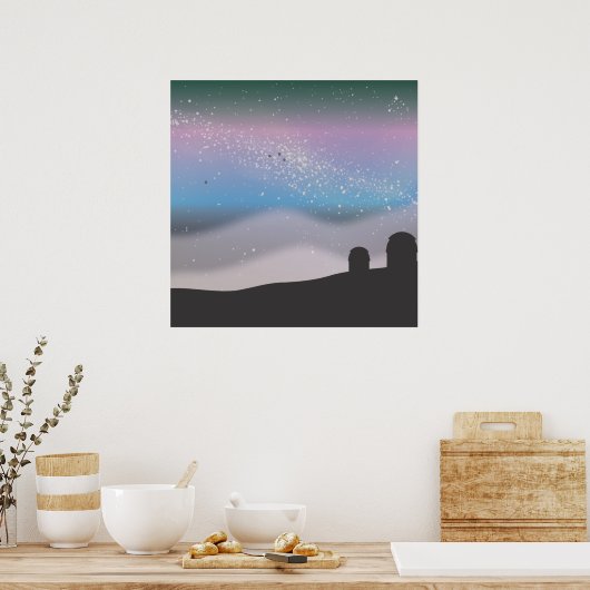 Poster Observer les étoiles (Cuisine)