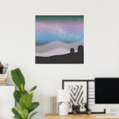 Poster Observer les étoiles (Bureau à domicile)