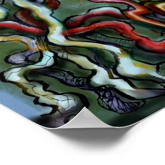 Poster Obsession interconnectée (Coin)