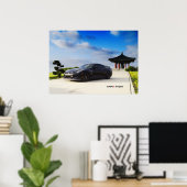 Poster "Obsidian" Nissan GT-R R35 avec carbone (Bureau à domicile)