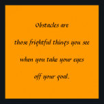 Poster Obstacles<br><div class="desc">Pensez à regarder votre but !</div>