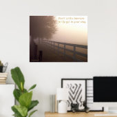 Poster Obstacles à la vie par TDGallery (Bureau à domicile)