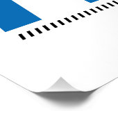 Poster Obstacles Piste et Champ Vous Exécutez I Voler (Coin)