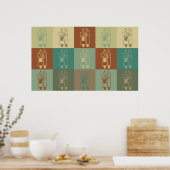 Poster Obstétrique Pop Art (Cuisine)