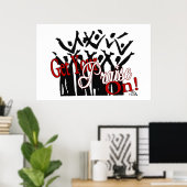 Poster Obtenez Vos Louanges Sur L'Art Cadre (Bureau à domicile)