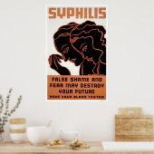 Poster Obtenez votre analyse de sang 1938 WPA (Cuisine)