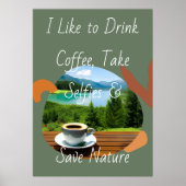 Poster Obtenez votre dose de caféine et capturez le momen (Devant)