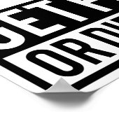 Poster Obtenir de la nourriture ou du gras (Coin)