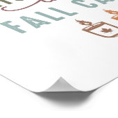 Poster Obtenir mes bougies automnales (Coin)