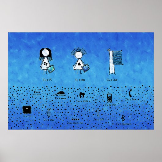 Poster Obtenir un Mac (Devant)