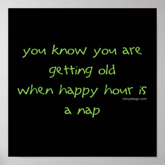 Poster Obtenir un vieil Humour (Devant)