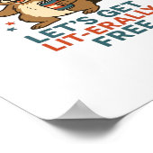 Poster Obtenons un design vraiment libre - Citation de fê (Coin)
