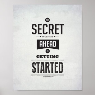 Poster Obtention en avant. - 8"" copie de l'art x10