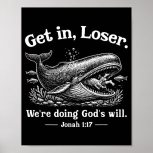 Poster Obtiens perdant nous faisons la volonté de dieu bi