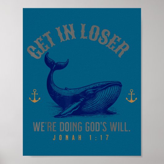Poster Obtiens perdant nous faisons la volonté de dieu bi (Devant)