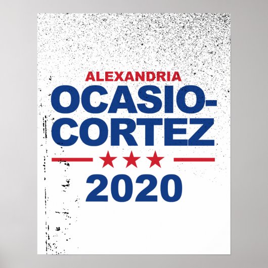 Poster Ocasio-Cortez 2020 (Devant)