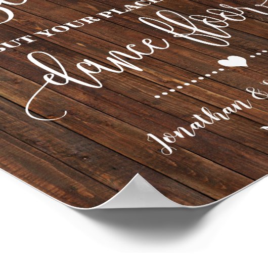 Poster Occidental Trouvez votre siège Signal Mariage Céré (Coin)