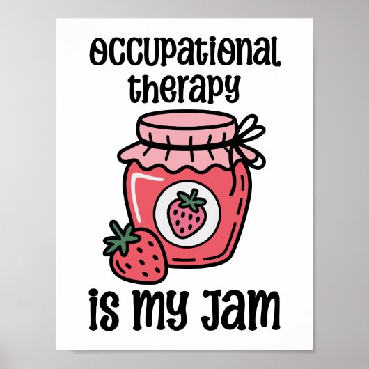 Poster Occupational Therapy Funny Quote (Devant)