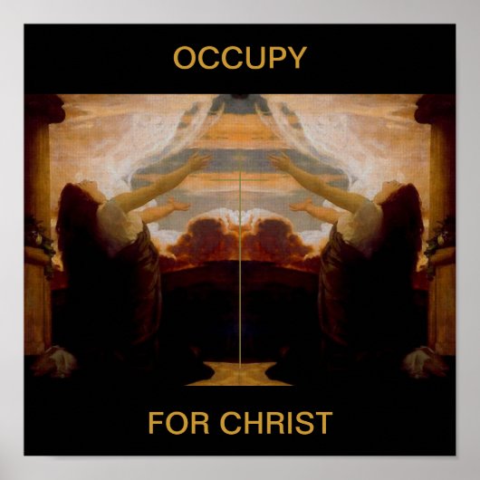 POSTER OCCUPER LE CHRIST (Devant)