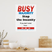 Poster Occupy Majority (Cuisine)