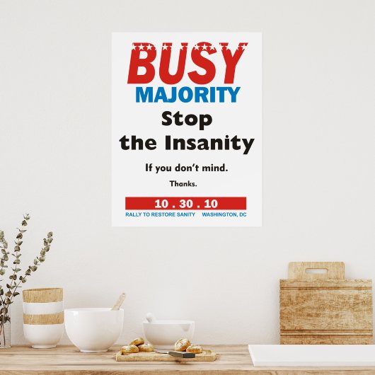 Poster Occupy Majority (Cuisine)