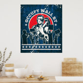 Poster Occupy Wall Street Amérique (Cuisine)