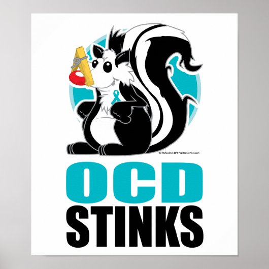 Poster OCD Stinks (Devant)