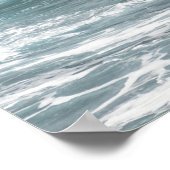 Poster Océan avec foi chrétienne Citation : La grâce abon (Coin)