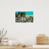 Poster Ocean Avenue En regardant vers l'est, Long Beach (Cuisine)