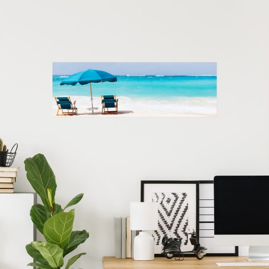 Poster Ocean beach (Bureau à domicile)