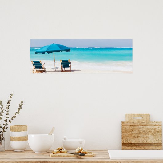 Poster Ocean beach (Cuisine)