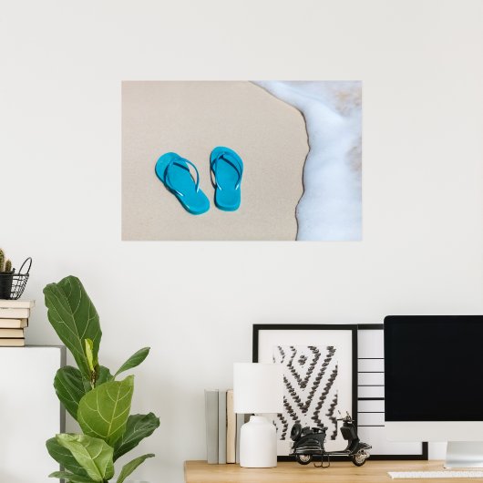 Poster Ocean beach (Bureau à domicile)