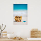 Poster Ocean beach (Cuisine)