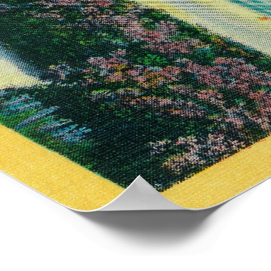 Poster Ocean Beach à Carmel, CACarmel, CA (Coin)