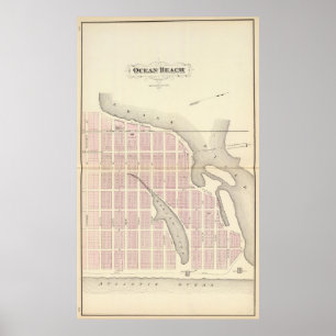 Poster Ocean Beach, New Jersey