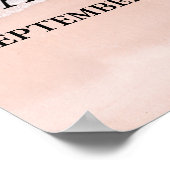 Poster Ocean Beach Palm Tree Mariage Bienvenue (Coin)