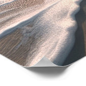 Poster Ocean Beach Scene Coastal Sunset Wall Art (Coin)