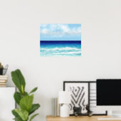 Poster Ocean Beach Sea view (Bureau à domicile)