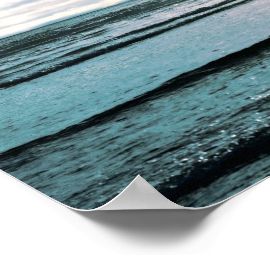 Poster Ocean Beach Sunset (Coin)