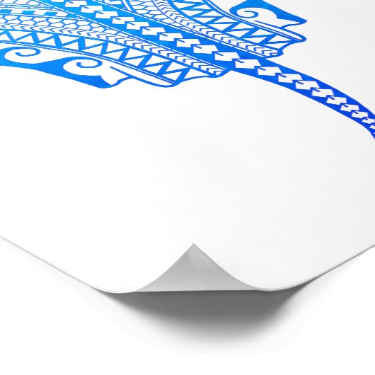 Poster ocean_blue_sting_ray (Coin)