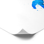 Poster Ocean Blue Stingray (Coin)