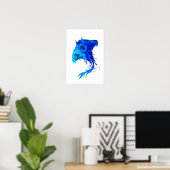 Poster Ocean Blue Stingray (Bureau à domicile)