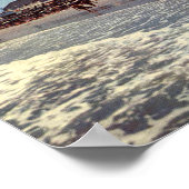 Poster Ocean City NJ, Beach Scene, Boardwalk, années 50 (Coin)