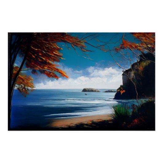 Poster Ocean Dawn (Devant)