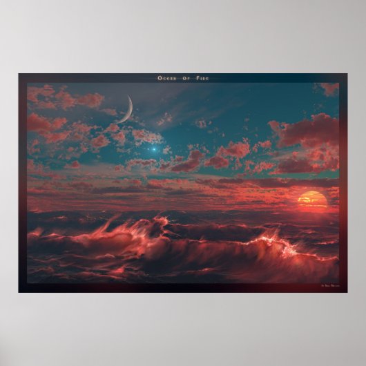 Poster Océan de feu (Devant)